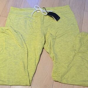 Monrow Yellow Track Pants